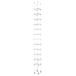 12 Bottle Float Cable Wine Racking Display Kit