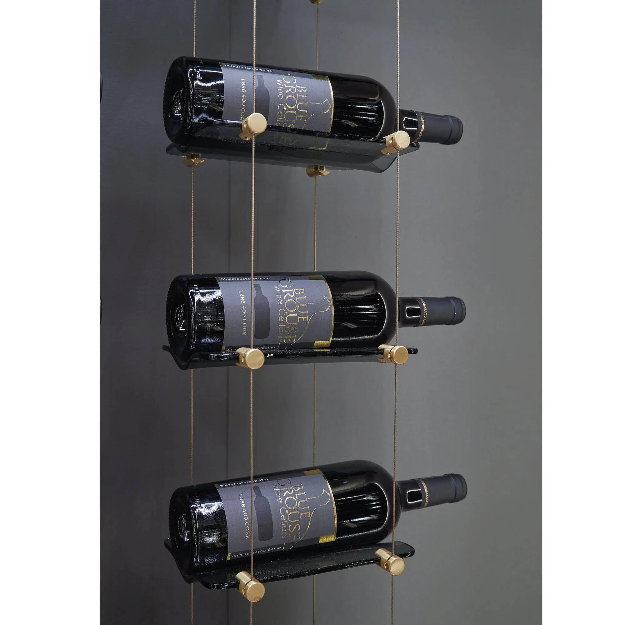 12 Bottle Float Cable Wine Racking Display Kit