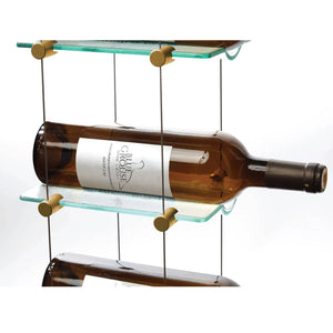 6 Bottle Float Cable Wine Racking Display Kit