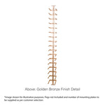 Vino Post & Plates - Floor to Ceiling Mounting System for Label View Wine Pegs - Wineracking