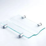 Glass Cradle with Clips for Float Wine Display System