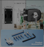 Frameless Glass Door Lock