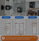 Frameless Glass Door Lock